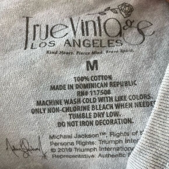NWT True Vintage Michael Jackson T-Shirt Size M - Picture 5 of 6